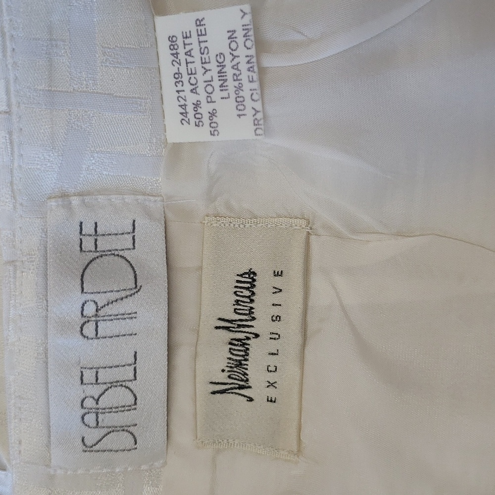 Isabel Ardee Ivory Patterned Zippered Tank And Sk… - image 4